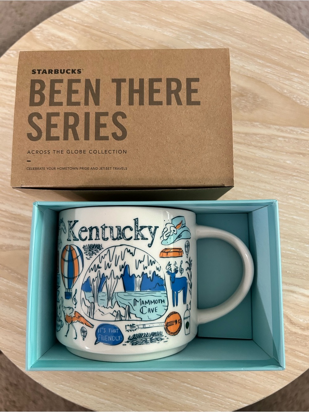 Starbucks Been There Series Mug Kentucky Around the Globe 14 oz NIB!